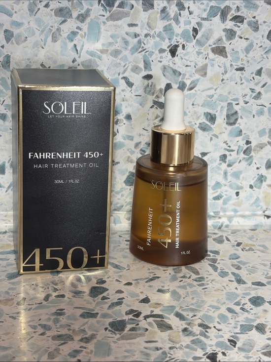 San Soleil Other - Soleil Fahrenheit 450+ Hair Treatment Oil 1 oz 30ml Heat Protectant NIB